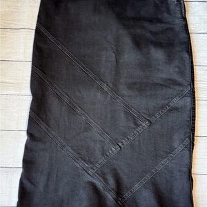 Christopher & Banks Black A-Line Skirt